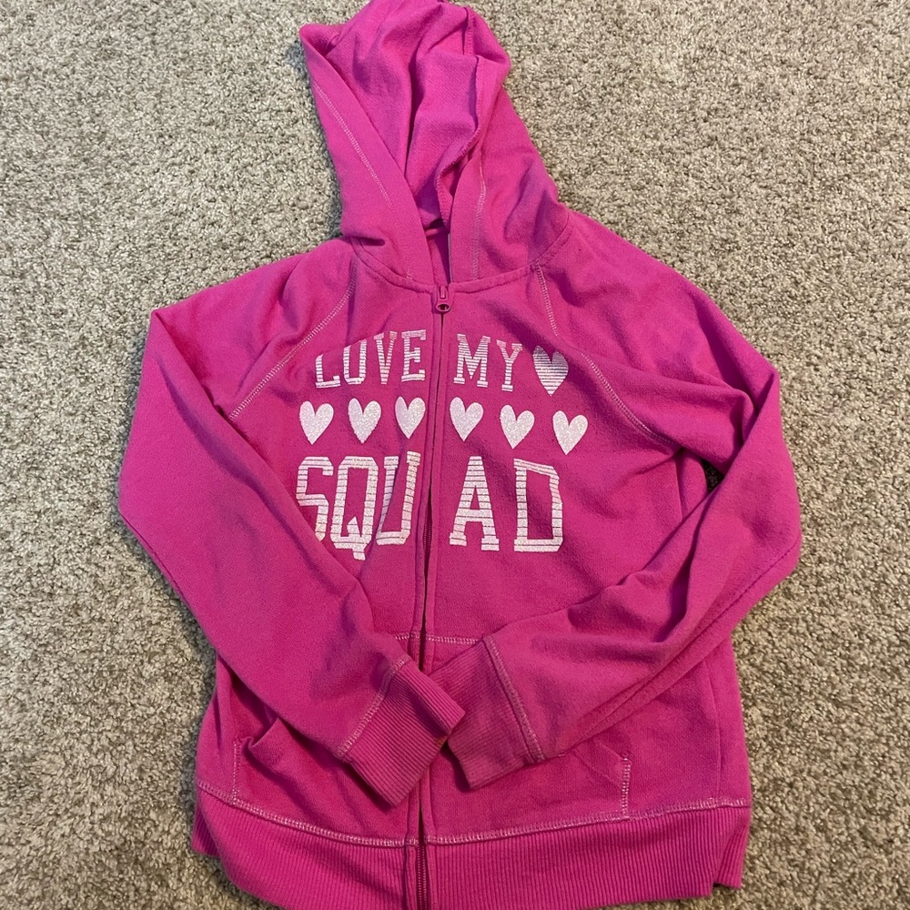 Girls perfect zip up hoodie.